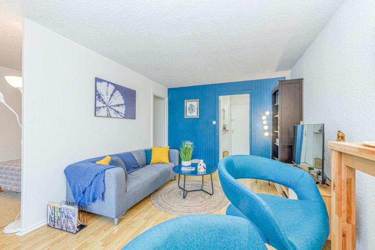 Charming T2, Wifi, Air Conditioning, Balcony Grenoble Bagian luar foto