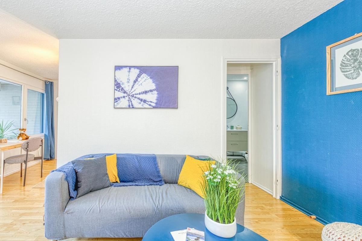 Charming T2, Wifi, Air Conditioning, Balcony Grenoble Bagian luar foto